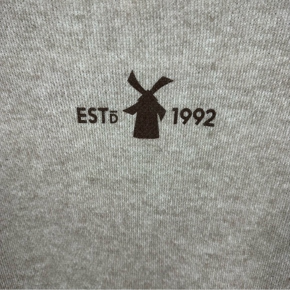 Dutch Bros Women’s SMALL Long Light Tan Duster Sweater RARE So CUTE! DB 1992 - Picture 8 of 8